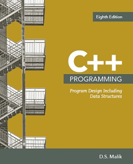 C++ Programming: Program Design Including Data Structures, 8th Edition