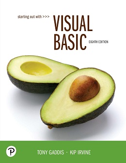 Starting Out With Visual Basic, 8th Edition