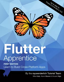 Flutter Apprentice: Learn to Build Cross-Platform Apps