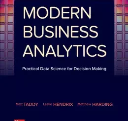 Modern Business Analytics: Practical Data Science for Decision Making
