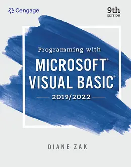 Programming with Microsoft Visual Basic 2019/2022, 9th Edition