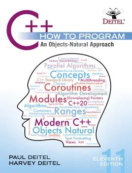 C++ How to Program: An Objects-Natural Approach, 11th Edition